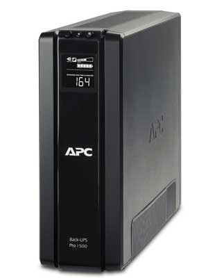 APC BR1500G-GR Back-UPS PRO - Sistema de alimentación ininterrumpida SAI 1500VA (6 tomas 