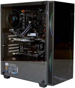 DeepGaming Antrax-L V2 - Ordenador Gaming de sobremesa (Intel Core i5-9400F, 16GB RAM, 240GB SSD + 1TB HDD, Nvidia GTX1650 4GB GDDR5